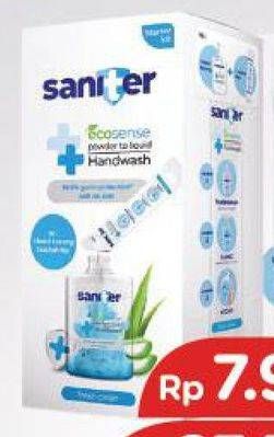 Promo Harga SANITER Ecosense Powder To Liquid Handwash  - TIP TOP