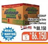 Promo Harga SEDAAP Mie Kuah Soto per 40 pcs 75 gr - Hypermart