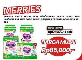 Promo Harga Merries Pants Good Skin M50, L44, XL38, XXL28 28 pcs - Carrefour
