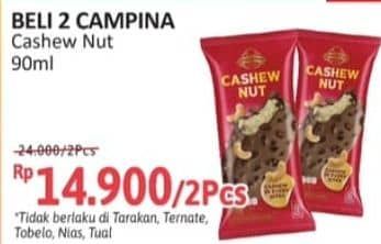 Promo Harga Campina Cashew Nut 90 ml - Alfamidi