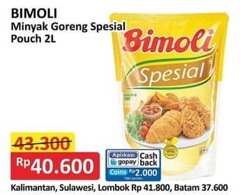 Promo Harga Bimoli Minyak Goreng Spesial 2000 ml - Alfamart