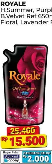 Promo Harga So Klin Royale Parfum Collection Hot Summer 650 ml - Alfamart