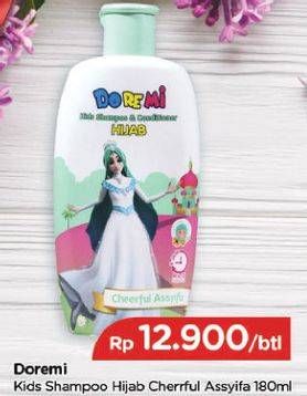 Promo Harga DOREMI Kids Shampoo & Conditioner Cherrful Assyifa 180 ml - TIP TOP