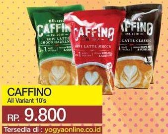 Promo Harga Caffino Kopi Latte 3in1 Choco Hazelnut, Classic, Mocca per 10 sachet 20 gr - Yogya