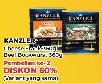 Promo Harga Kanzler Franfurter/Bockwurst  - Yogya