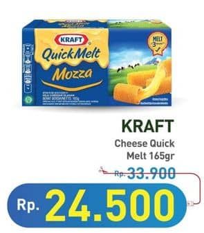 Promo Harga Kraft Quick Melt Mozza 165 gr - Hypermart