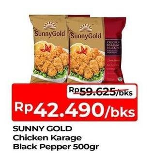 Promo Harga Sunny Gold Chicken Karaage Black Pepper 500 gr - TIP TOP