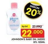 Promo Harga JOHNSONS Baby Oil All Variants 125 ml - Superindo