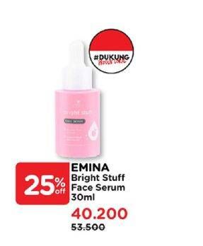 Promo Harga Emina Bright Stuff Serum 30 ml - Watsons