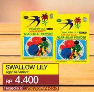 Promo Harga Swallow Lily Agar-Agar Powder All Variants 7 gr - Yogya