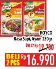 Promo Harga ROYCO Penyedap Rasa Ayam, Sapi 230 gr - Hypermart