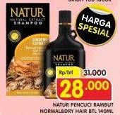 Promo Harga NATUR Shampoo Normal Dry Hair 140 ml - Superindo