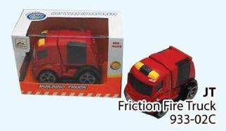 Promo Harga JT Toy Set Friction Fire Truck 933-02C  - Giant