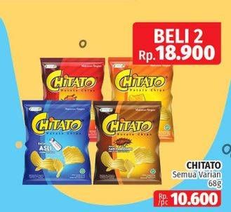 Promo Harga Chitato Snack Potato Chips All Variants 68 gr - Lotte Grosir