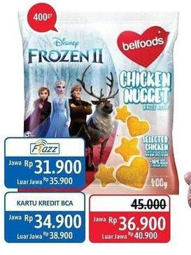 Promo Harga BELFOODS Nugget Frozen 400 gr - Alfamidi