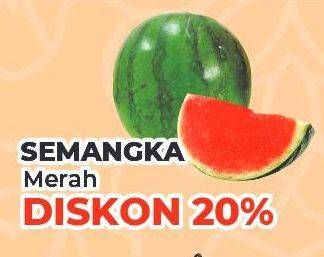 Promo Harga Semangka Merah per 100 gr - Yogya