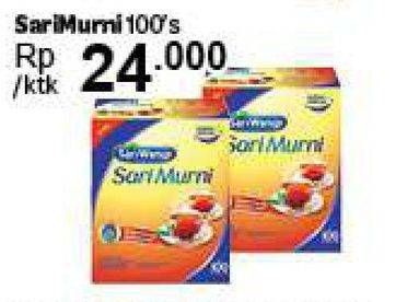 Promo Harga Sariwangi Teh Sari Murni 100 pcs - Carrefour