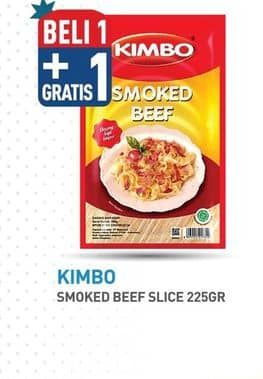 Promo Harga Kimbo Smoked Beef Slice 200 gr - Hypermart