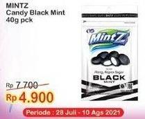 Promo Harga MINTZ Candy Chewy Mint Black Mint 40 gr - Indomaret