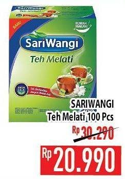 Promo Harga Sariwangi Teh Melati 100 pcs - Hypermart