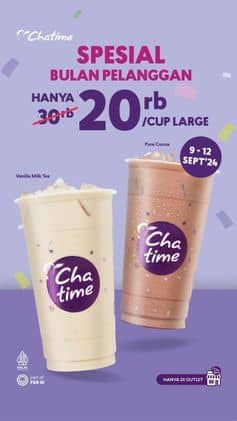 Promo Harga Spesial Bulan Pelanggan  - Chatime