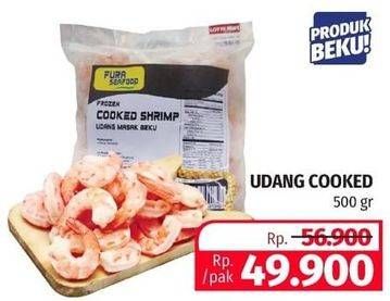 Promo Harga Udang Cooked 500 gr - Lotte Grosir