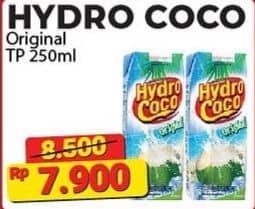 Promo Harga Hydro Coco Minuman Kelapa Original 250 ml - Alfamart