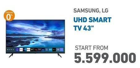 Promo Harga Samsung/LG UHD Smart TV  - Electronic City