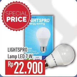 Promo Harga LIGHTSPRO Lampu LED Bulb 7 Watt  - Hypermart