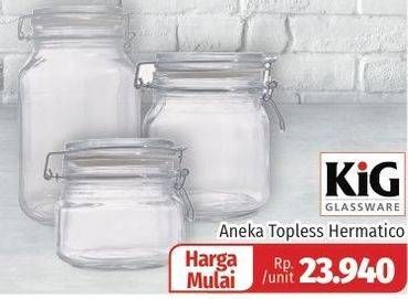 Promo Harga KIG Glass Jar Hermatico  - Lotte Grosir