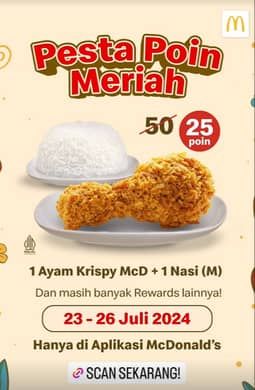 Promo Harga Pesta Poin Meriah  - McD