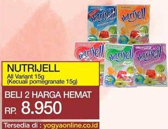 Promo Harga NUTRIJELL Jelly Powder Kecuali Delima 15 gr - Yogya