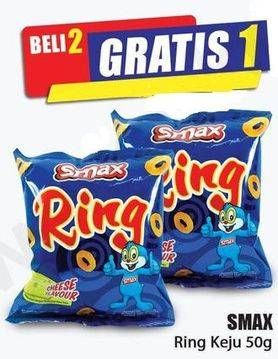 Promo Harga SMAX Snack Ring per 2 pouch 50 gr - Hari Hari