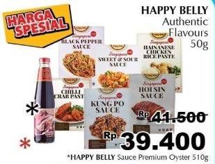 Promo Harga Happy Belly Sauce Premium Oyster 510 gr - Giant
