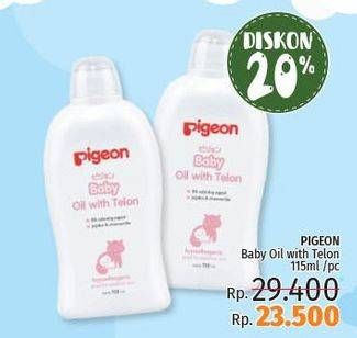 Promo Harga PIGEON Baby Oil with Telon 115 ml - LotteMart