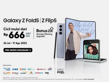 Promo Harga Samsung Galaxy Z Fold5 Z Flip5  - Blibli