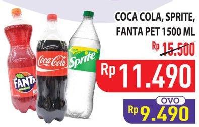 Promo Harga Coca Cola Minuman Soda 1500 ml - Hypermart