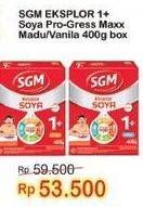 Promo Harga SGM Eksplor 1+ Susu Pertumbuhan Madu, Vanila 400 gr - Indomaret