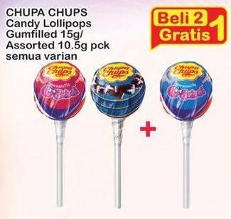 Promo Harga CHUPA CHUPS Lollipop Candy 15gr/10gr  - Indomaret