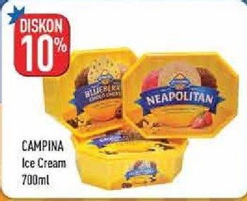 Promo Harga CAMPINA Ice Cream 700 ml - Hypermart