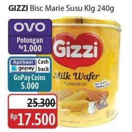 Promo Harga Gizzi Festive Milk Biscuit Selection 240 gr - Alfamidi