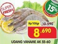 Promo Harga Udang Vanamae AK55-60 100 gr - Superindo