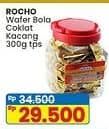 Promo Harga Rocho Wafer Bola Coklat Kacang 300 gr - Indomaret