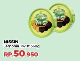 Promo Harga Nissin Cookies Lemonia Twist 360 gr - Yogya