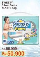 Promo Harga SWEETY Silver Pants XL18+2  - Indomaret