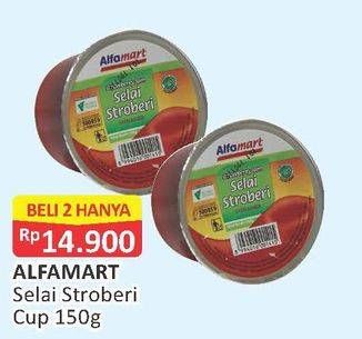 Promo Harga ALFAMART Selai Strawberry per 2 pcs 150 gr - Alfamart