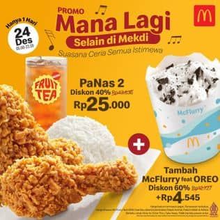 Promo Harga Hanya 1 Hari  - McD