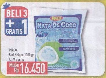 Promo Harga INACO Nata De Coco All Variants 1000 gr - Hypermart