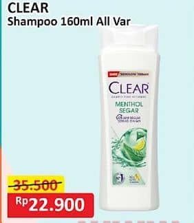 Promo Harga Clear Shampoo All Variants 160 ml - Alfamart