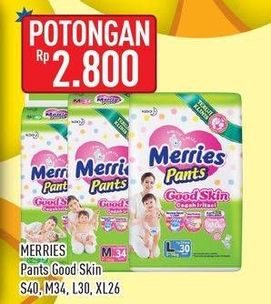 Promo Harga Merries Pants Good Skin S40, M34, L30, XL26  - Hypermart